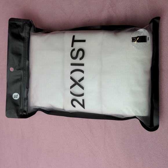 2(X)IST Three Pack White 100% Cotton Scoop Neck Tank Tops size XL - Picture 1 of 7